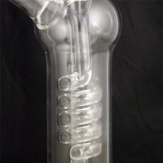 Portable Spiral Glass Bong With Carry Case spiral