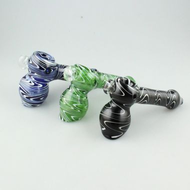 Coloured Glass Hammer Bubbler
