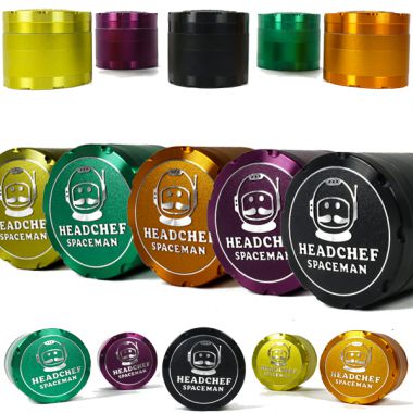 Headchef Spaceman 55mm 4 Piece Sifter Grinder