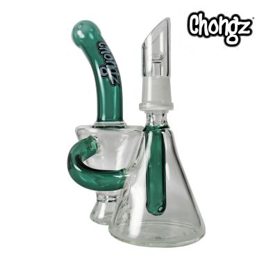 Chongz 'Main Line' 16cm Glass Oil Rig Recycler 