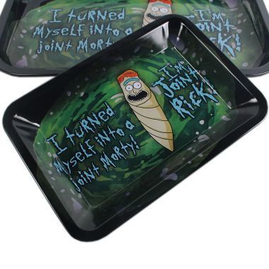 'Rick Roll' Metal Rolling Tray