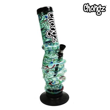 Chongz 'Three Rings' 30cm Acrylic Bong