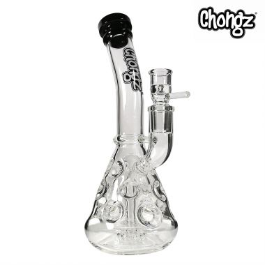 Chongz 28cm 'Holey Moley' Glass Bong