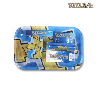Rizla Small Metal Rolling Tray Gift Set (6 Products)