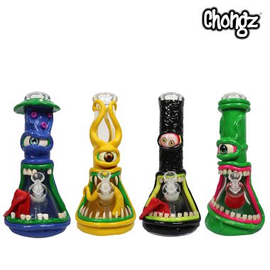 Chongz 'Monsters' 32cm Glass Bong