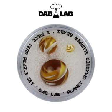 Dab Lab Planet Smasher Slurper Beads - Venus Yellow