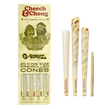 G Rollz Cheech & Chong 20 King Size Pre-rolled cones Hemp