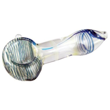 3 Inch Hand-Blown Glass Pipe - Multi Coloured 5359 