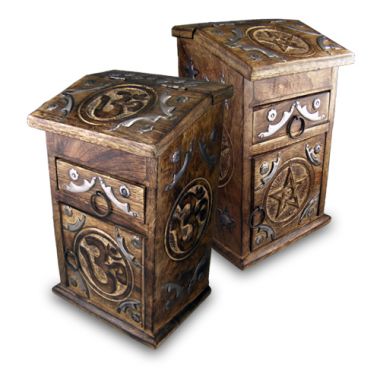 Standing Apothecary Boxes - Om