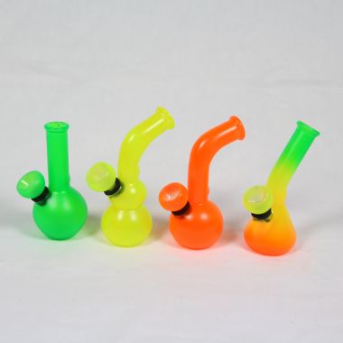 Miniature Neon Glass Waterpipe