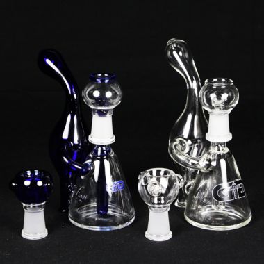 Grace Glass Recycler Oil Bubbler Bong