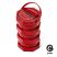 Cookies 3 Tier Stacked Storage Container - Red