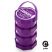 Cookies 3 Tier Stacked Storage Container - Purple