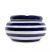 Image 3 of Round Duo Stripes Ceramic Ashtray