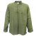 Image 3 of Plain Green Cotton Grandad Shirt