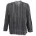 Image 6 of Striped Black Grandad Shirt