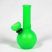 Miniature Neon Glass Waterpipe - Design 1 (Green)