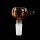 14.5mm Glass Bead Handle Bowl - Amber
