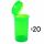 19 Dram Pop Top Vial - Transparent Green - 20 x 19 Dram Vials