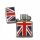 Brushed Chrome Union Jack Zippo