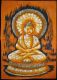 Buddha Dhyana Batik Small - Orange