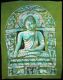 Buddha Batik Large - Green