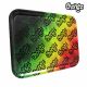 Chongz Compressed Wood Rolling Tray - Rasta Leaf