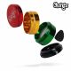 Chongz 'Dragon Fire' Rasta 4-Part Metal Sifter Grinder - 50mm