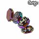Chongz 'Hex' 50mm 4pt Sifter Grinder - Oil Slick