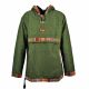 Army Green Bhutan Trimmed Jacket - Extra Large