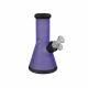 Basil Bush Frosted Glass 20cm Ice Beaker Bong - Blue