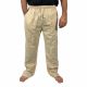 Midweight Cotton Trousers - Cream Extra Large