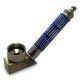 Stripe Etched Sit-up Pipe - Blue