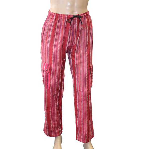 Buy Targaryen Striped Combat Trousers: Trousers & Dungarees from Shiva ...