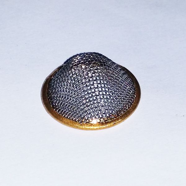 Buy 17.5mm Brass Rim Conical Screens 5 Pack Pipe Screens (Gauze