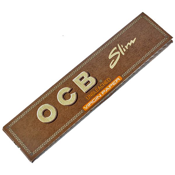  OCB Virgin King Size Slim Unbleached Rolling Paper - 1