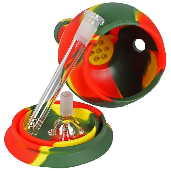 Buy Silicone Round Base Bong: Travel Bongs from Shiva Online