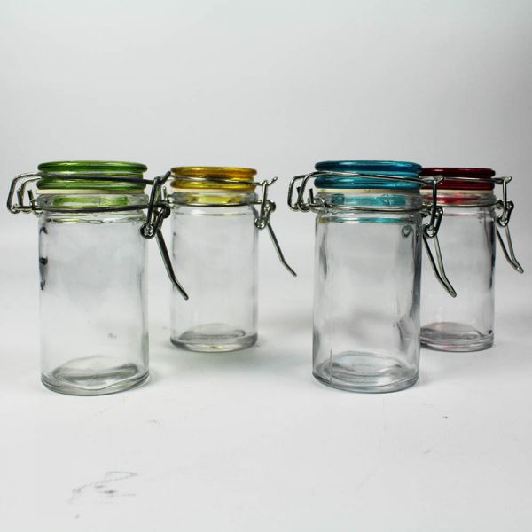 Airtight Small Glass Jar Shiva