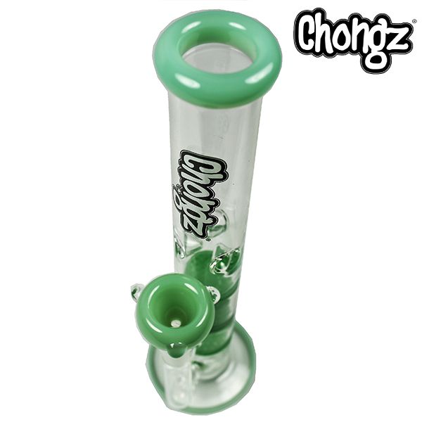 Chongz 30cm 'Iowa' Triple Diffuser Glass Bong Shiva
