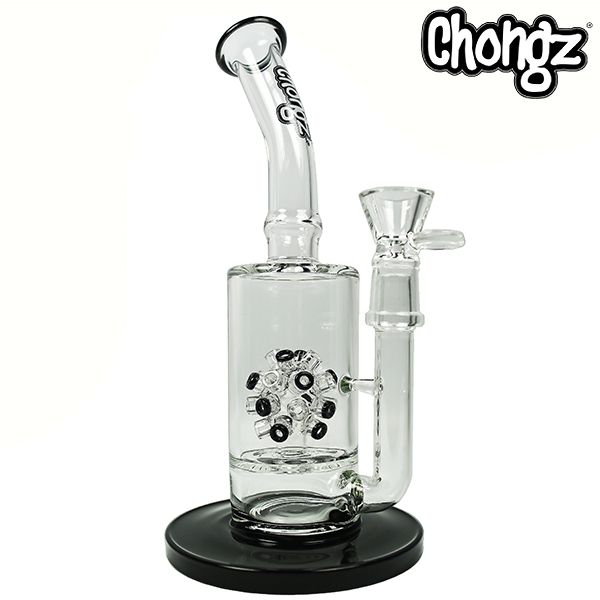 Chongz 'Mines a Double' Glass Percolator Bong Shiva