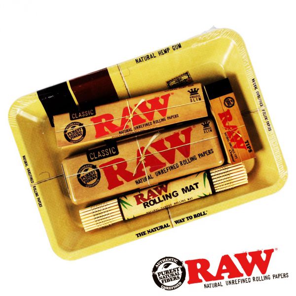 Raw Mini Rolling Tray Kit Gift Set For Father’s Day 
