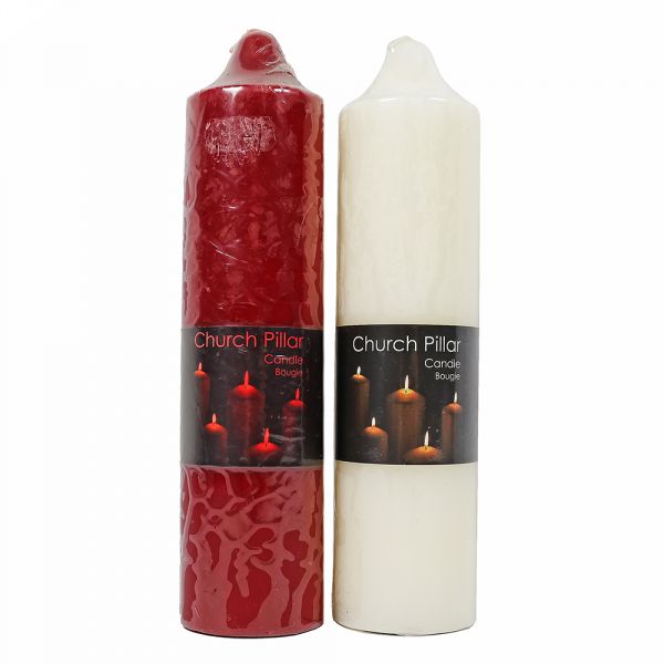 Buy Church Pillar Candles 200mm x 50mm Candles from Shiva Online