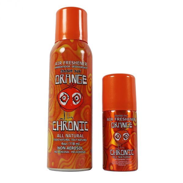 Orange Chronic Smoke Out Air Freshener Shiva