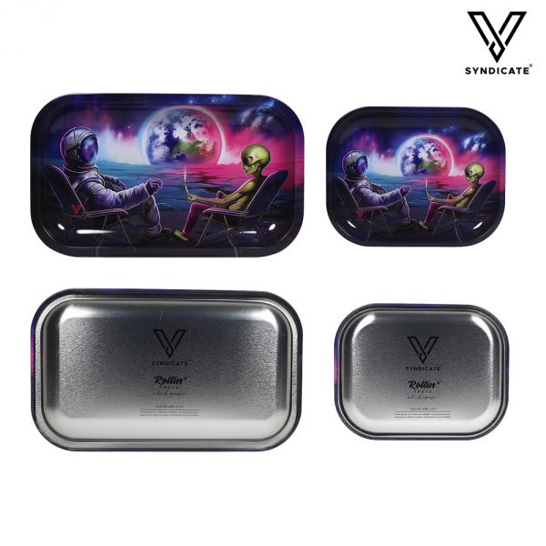 Buy V Syndicate Metal Rolling Tray: Rolling Frames, Kits and Boxes