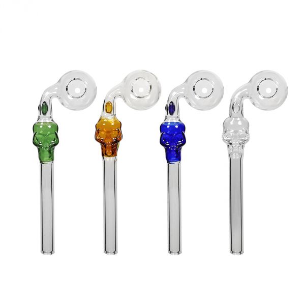 Buy Skull Stem Handheld Glass Oil Pipe Glass Oil Pipes from Shiva Online