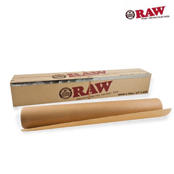 Raw Unrefined Parchment Paper Roll 4 x 13