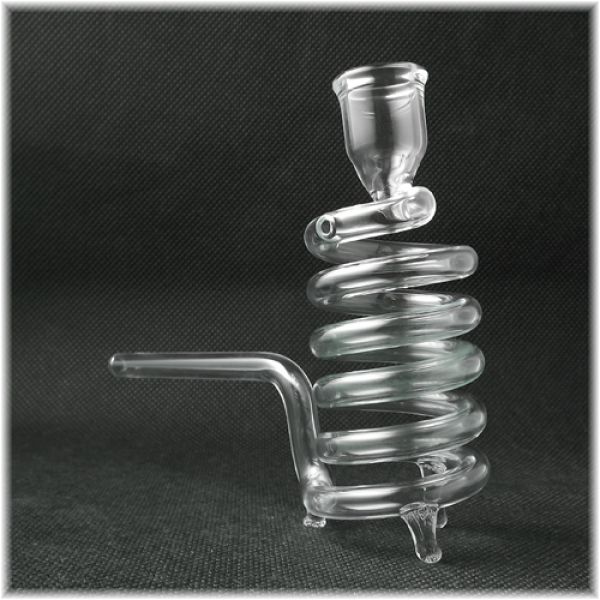 Spiral Stand Up Glass Pipe : Shiva