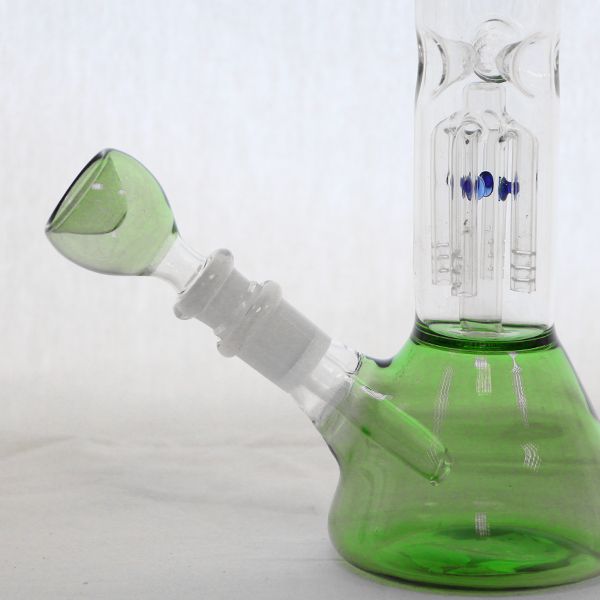 Conical 4 Arm Glass Percolator Ice Bong Shiva