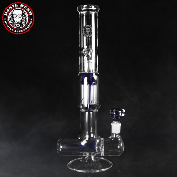 Basil Bush 46cm Inline Diffuser Percolator Bong Shiva