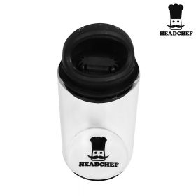 Headchef Plunger Glass Storage Jar - Black
